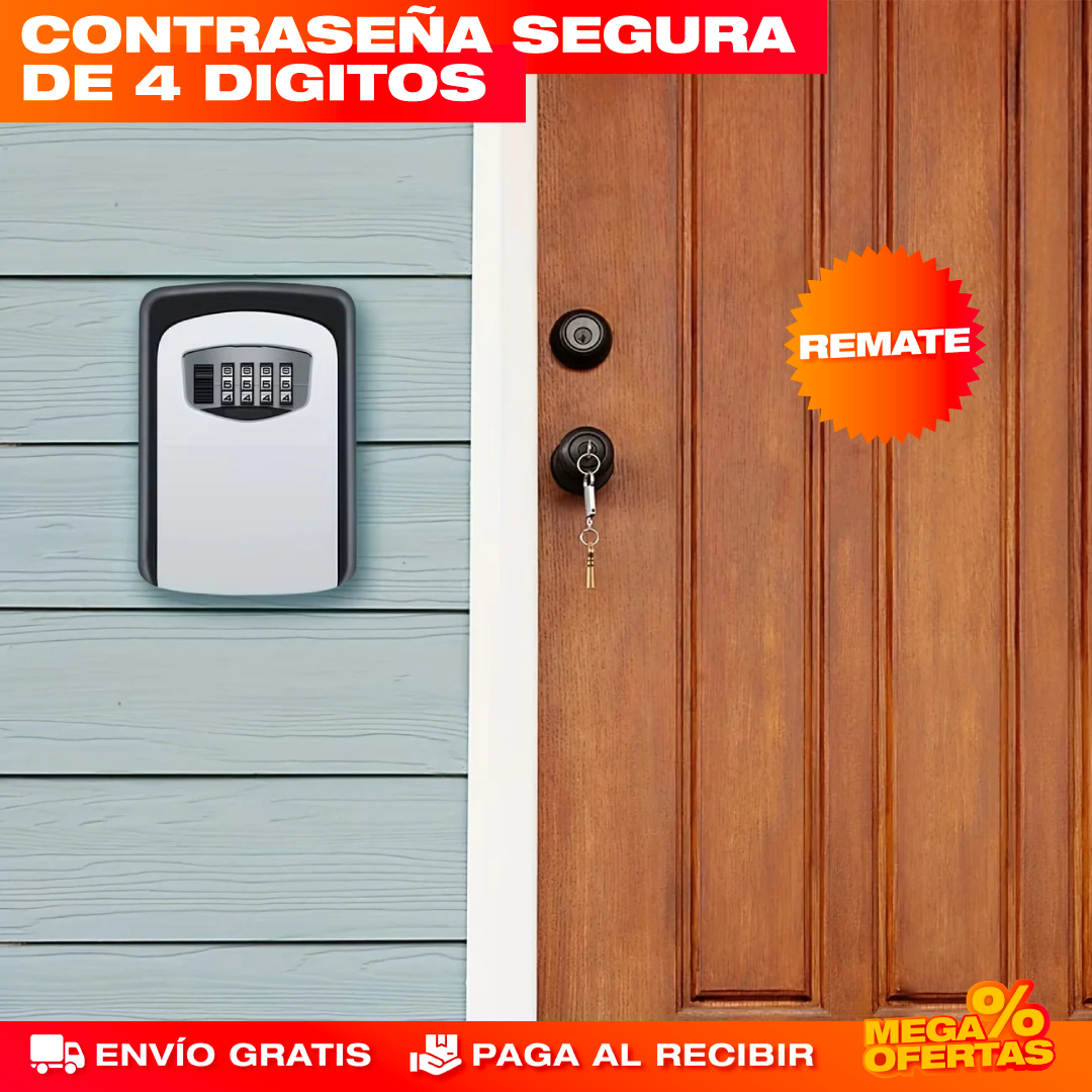 Caja Fuerte para Llaves con Contraseña – Guarda tus Llaves Seguras Sin Esconderlas